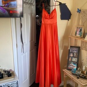 Tangerine formal dress from Windsor